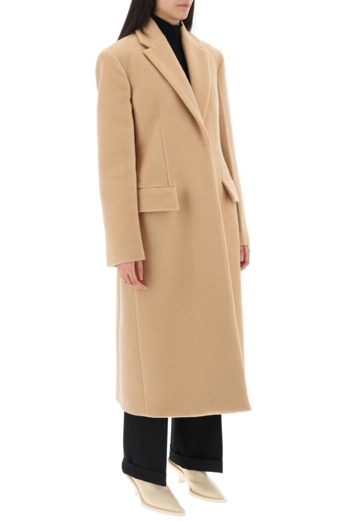 Jil Sander Tailored Coat In Virgin Wool