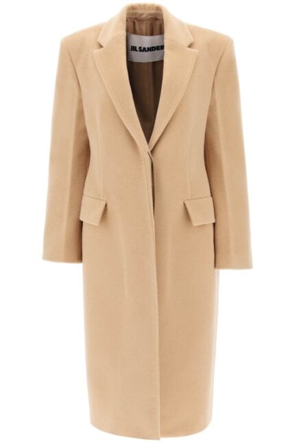 Jil Sander Tailored Coat In Virgin Wool