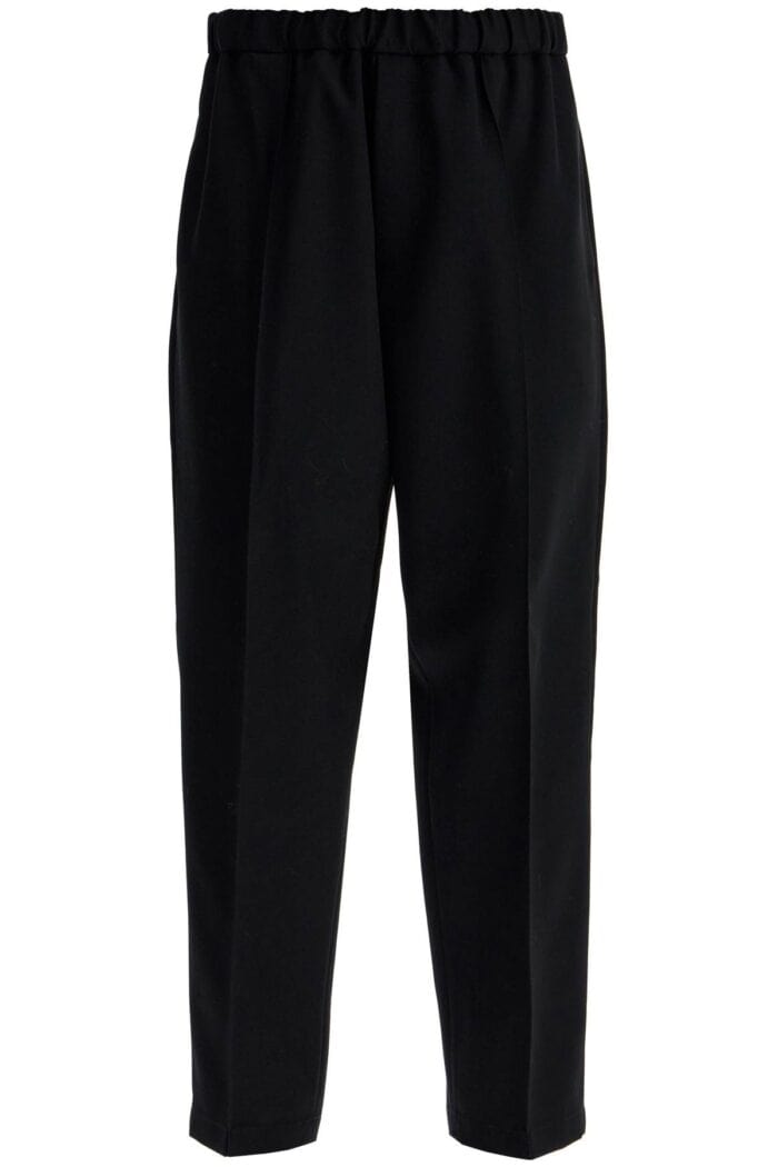 JIL SANDER Tapered Wool Twill Trousers