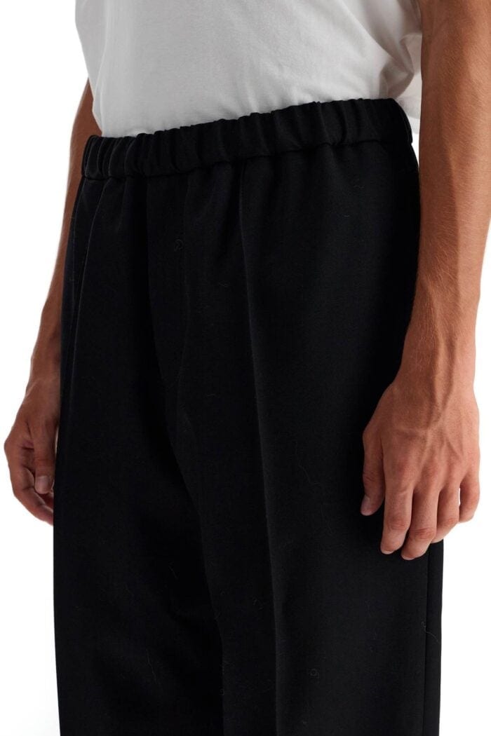 JIL SANDER Tapered Wool Twill Trousers