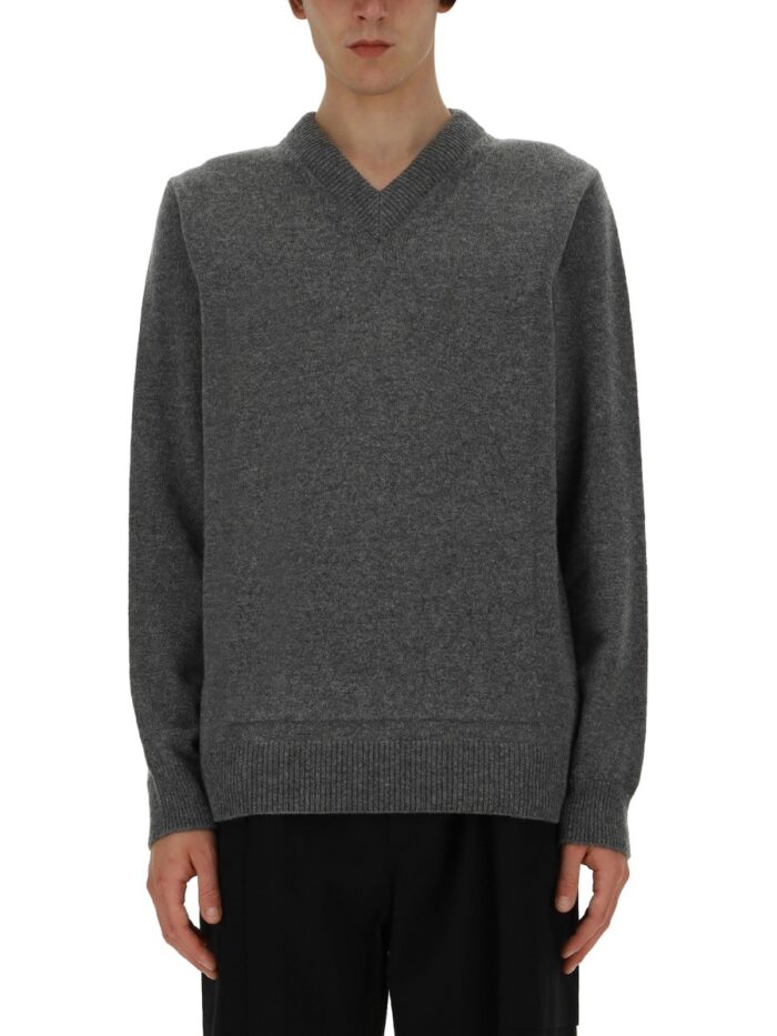 JIL SANDER V-NECK SCON SHIRT
