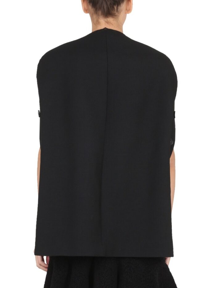 JIL SANDER VEGINE WOOL CAPE