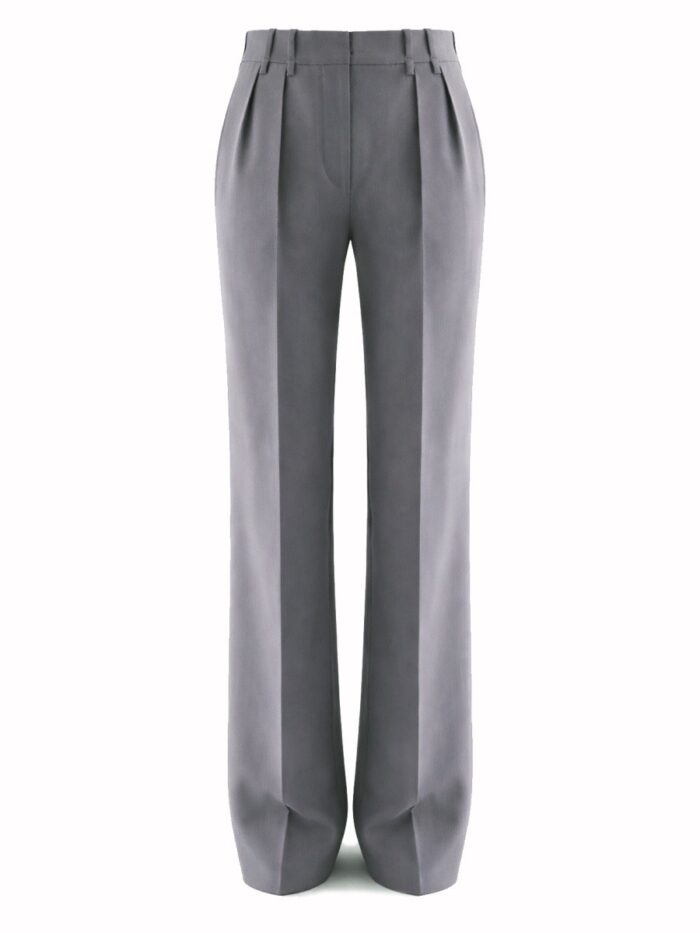 JIL SANDER WOOL GABARDINE PANTS