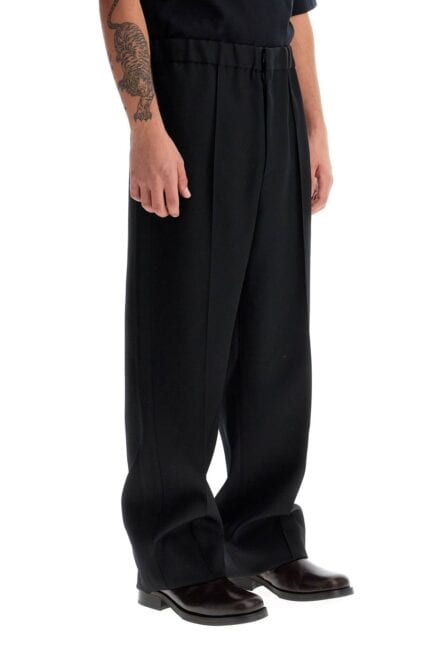 JIL SANDER Wool Gabardine Trousers For