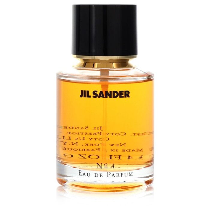 jil sander #4 by jil sander eau de parfum spray (unboxed) 3.4 oz Jil Sander #4 By Jil Sander - Eau De Parfum Spray (unboxed) 3.4 Oz - Image 1