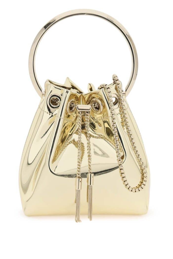JIMMY CHOO Bon Bon Mirror-effect Bag