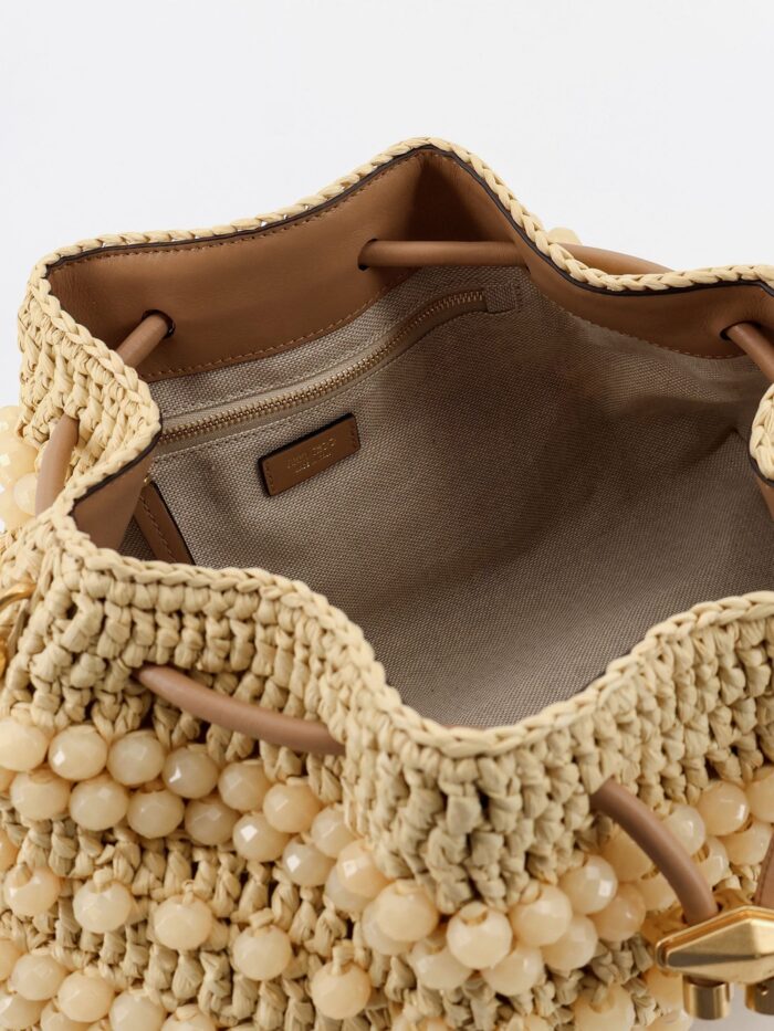 Jimmy Choo Bon Bon Rafia Bag