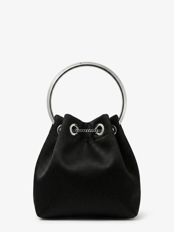 Jimmy Choo Bon Bon Satin Bucket Bag