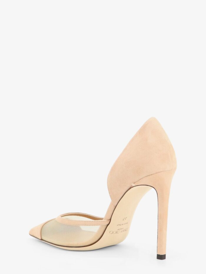 Jimmy Choo Brigitte Voile And Suede Décolleté