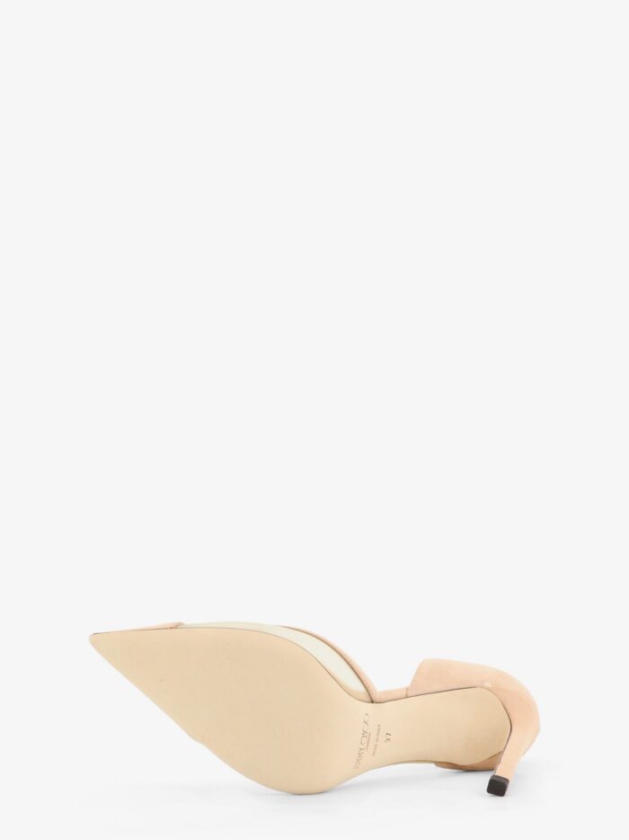 Jimmy Choo Brigitte Voile And Suede Décolleté