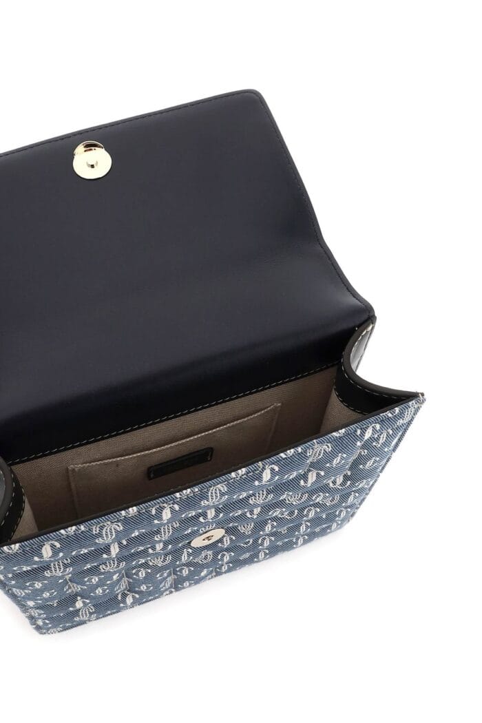 Jimmy Choo Denim Matelasse Crossbody Bag