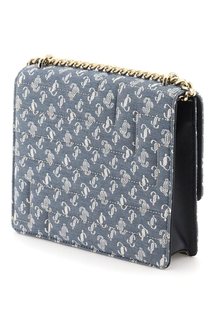 Jimmy Choo Denim Matelasse Crossbody Bag