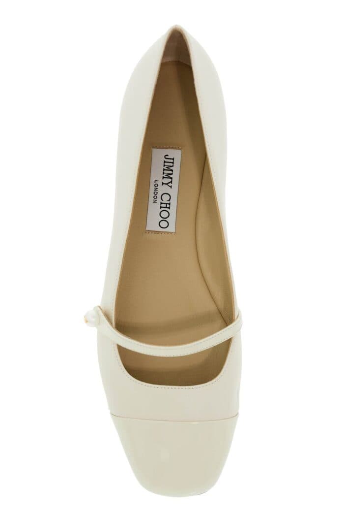 JIMMY CHOO Elisa Ballet Flats In Nappa Leather