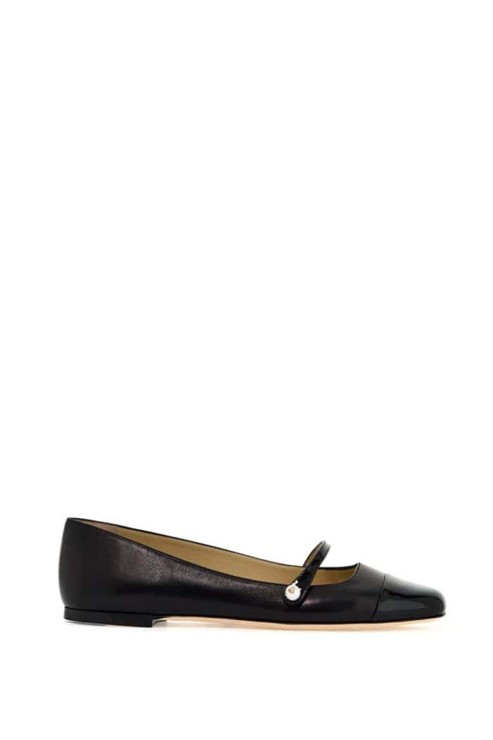 JIMMY CHOO Elisa Ballet Flats In Nappa Leather