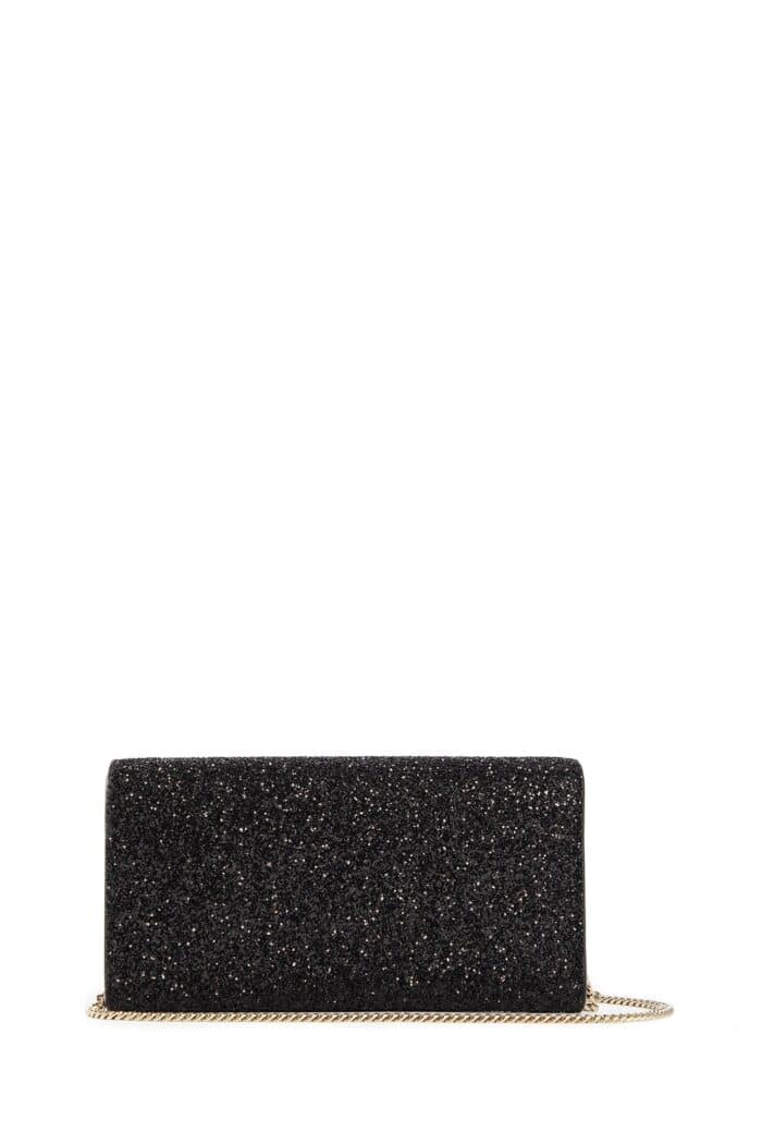 JIMMY CHOO Emmie Glitter Clutch