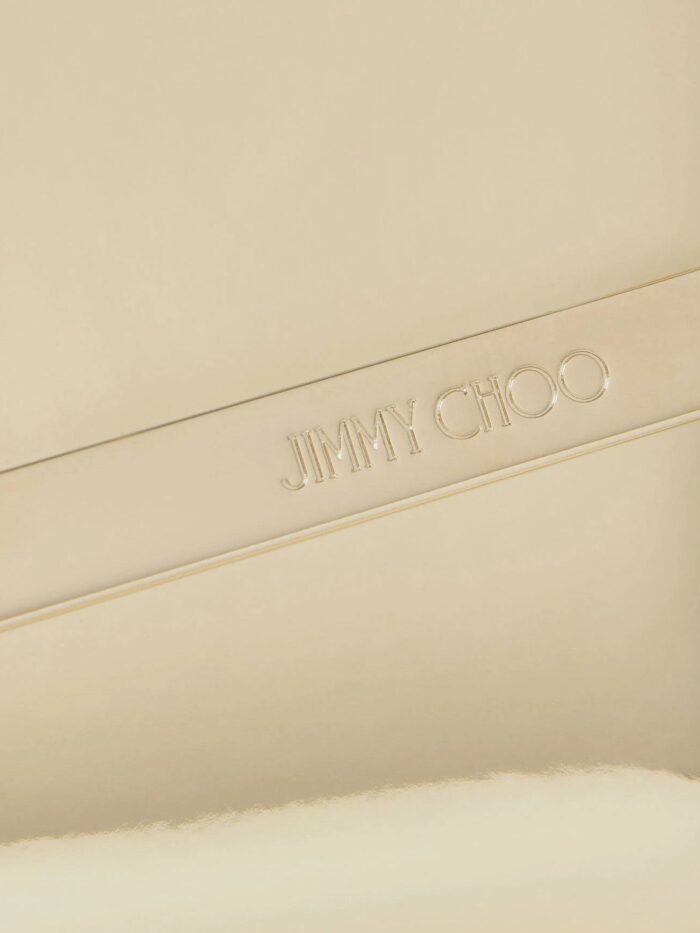 Jimmy Choo Emmie Metallic Leather Clutch