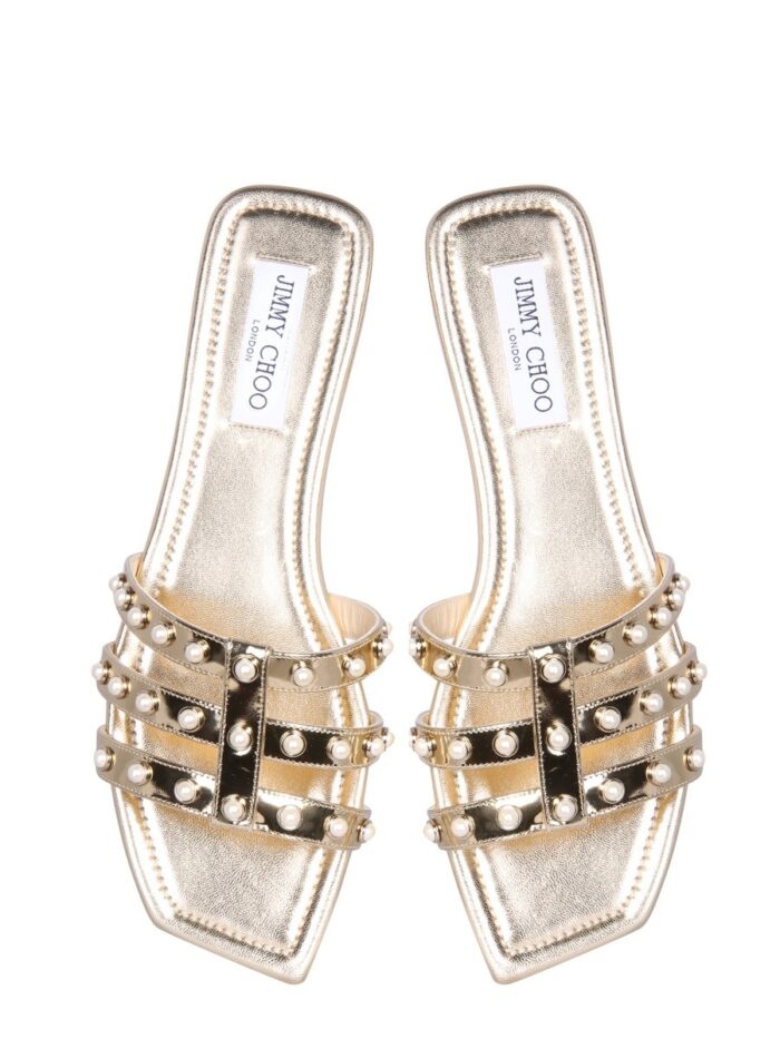 Jimmy Choo HAZAL FLAT SANDALS