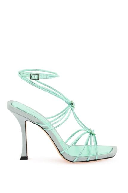 Jimmy Choo Metallic Leather 'indiya 100' Sandals