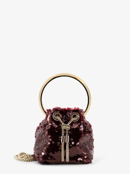 Jimmy Choo Micro BonBon Crossbody Bag With All-over Sequins