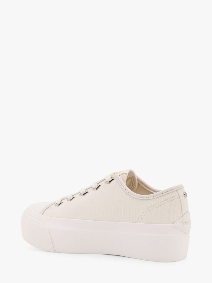 Jimmy Choo Palma Maxi Low-top Canvas Sneakers With Plateau