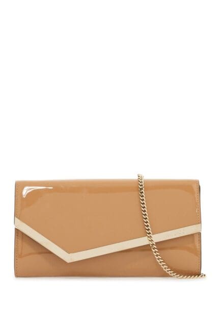 JIMMY CHOO Patent Leather Emmie Clutch