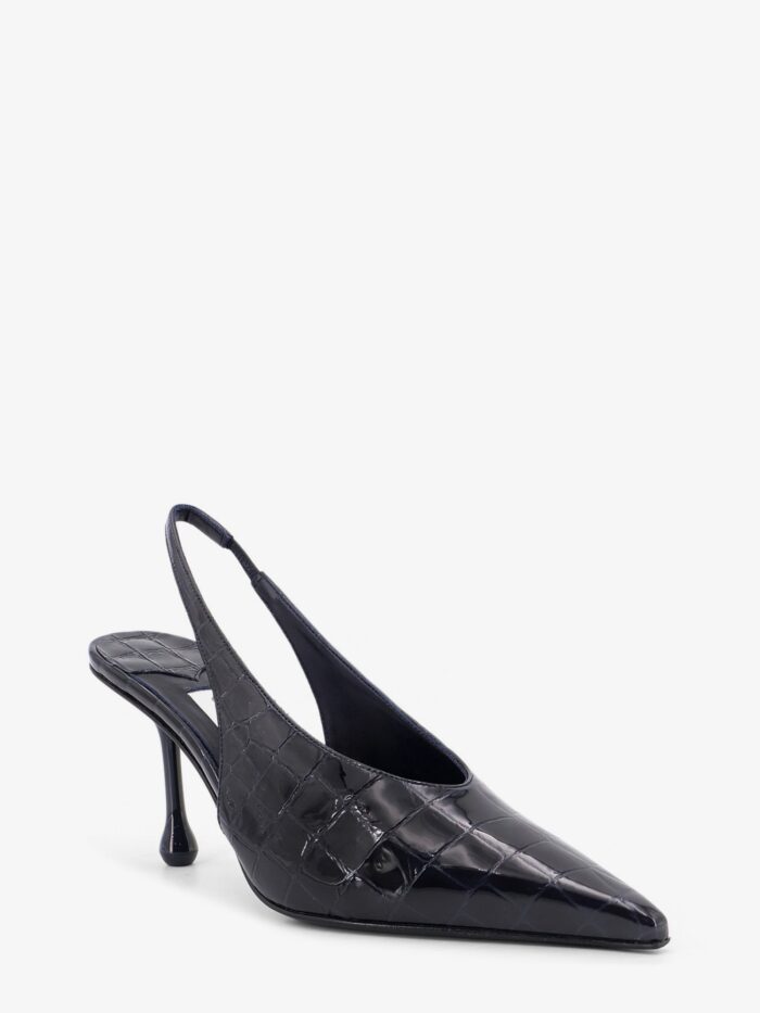 Jimmy Choo Patent Leather Pumps With Crocodile Print