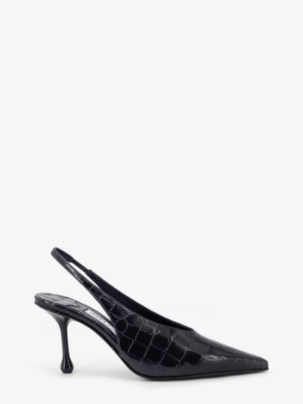 Jimmy Choo Patent Leather Pumps With Crocodile Print