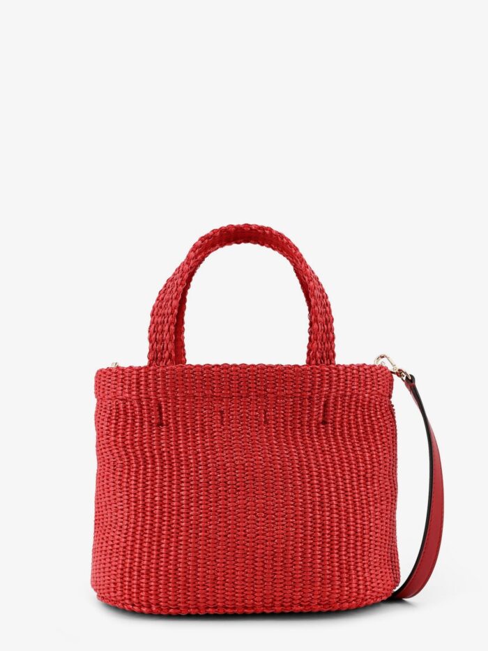 Jimmy Choo Raffia Crossbody Bag With Embroidered Logo On The Front