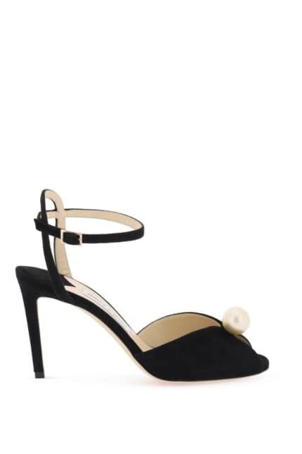 JIMMY CHOO Sacora 85 Sandals With Pearl