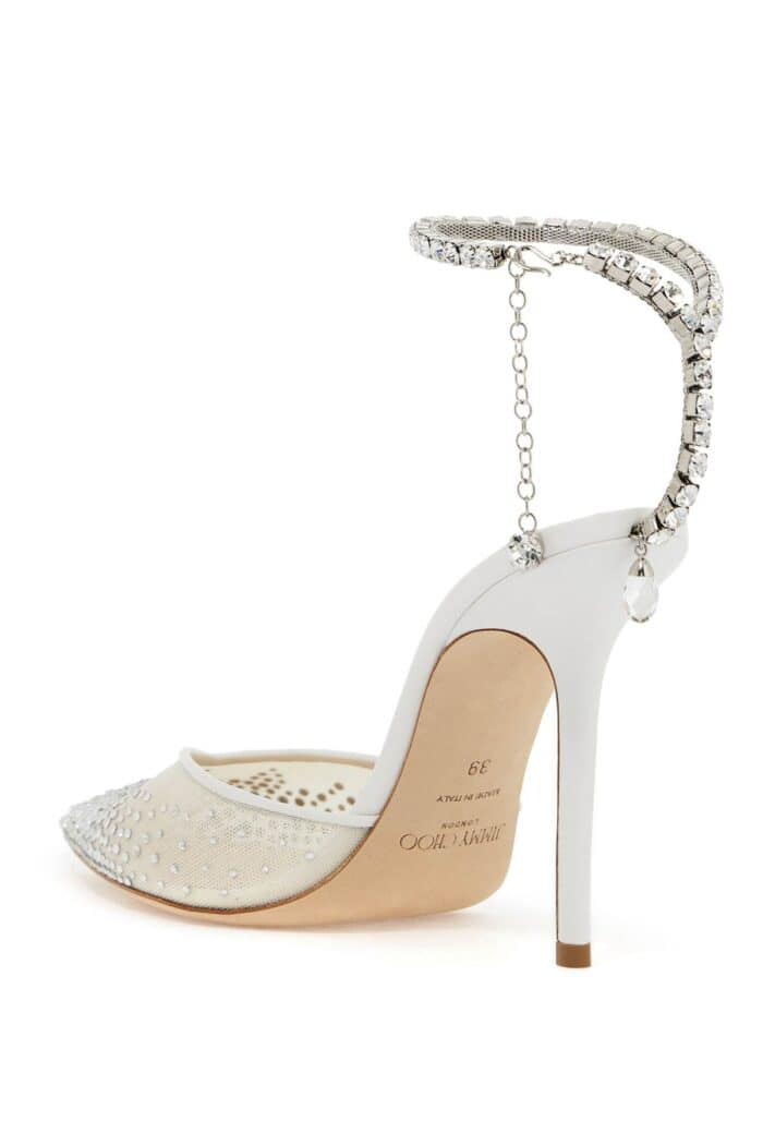 JIMMY CHOO Saeda 100 Pumps With Crystals