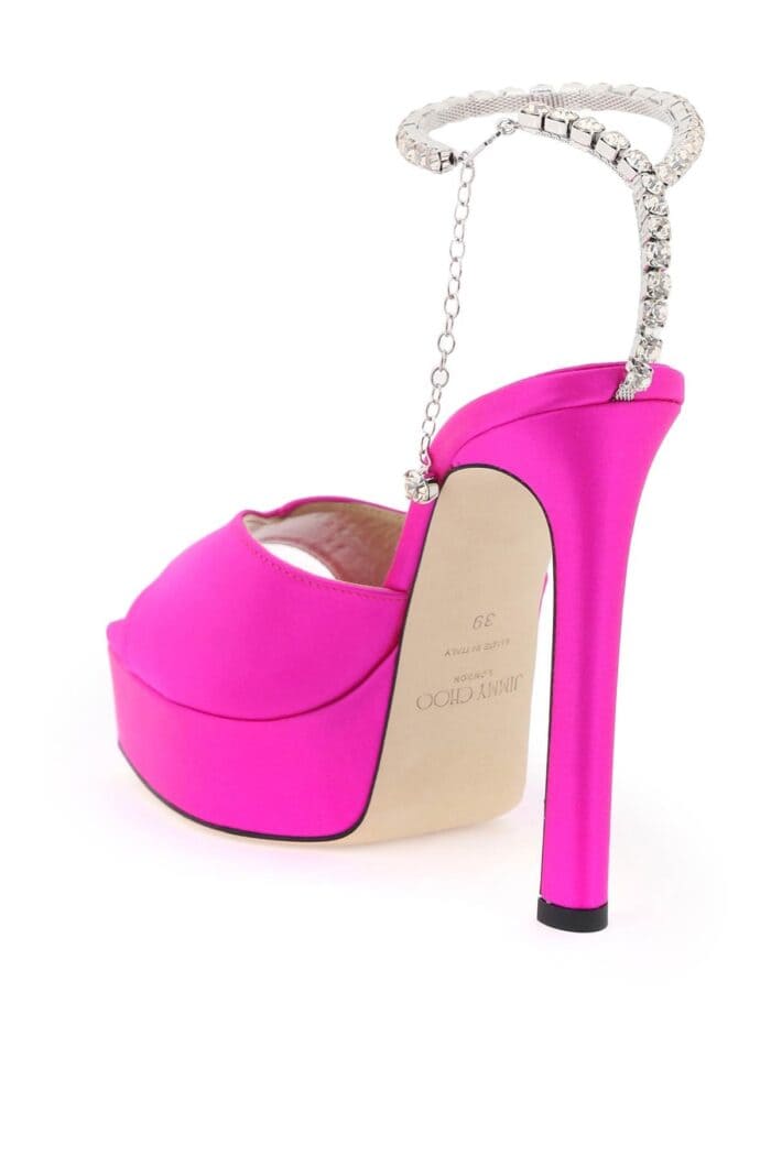 JIMMY CHOO Saeda 125 Platform Sandals
