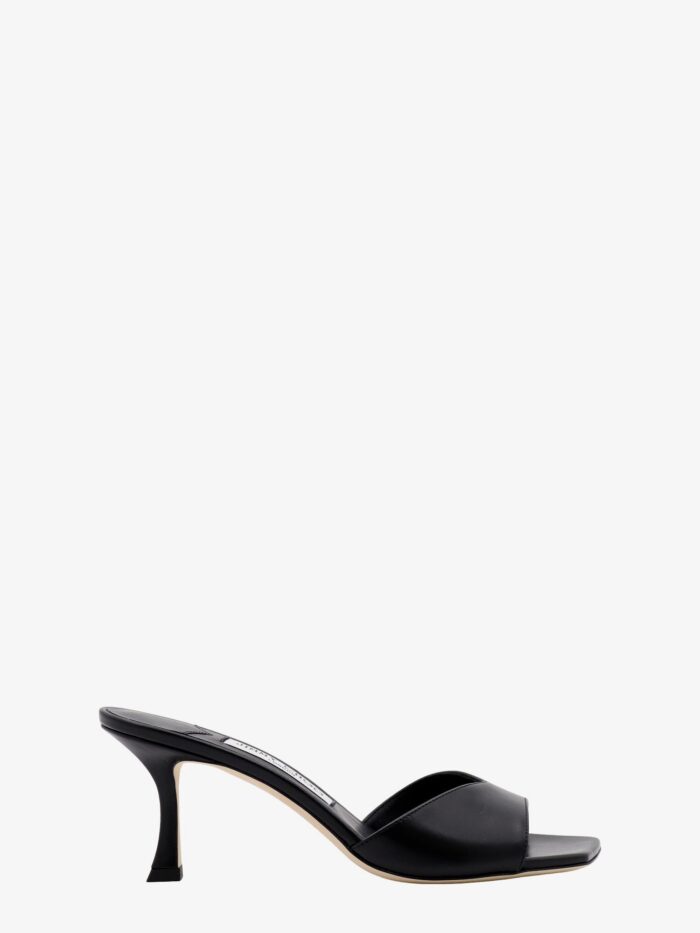 Jimmy Choo Skye 70 Leather Heel Sandals