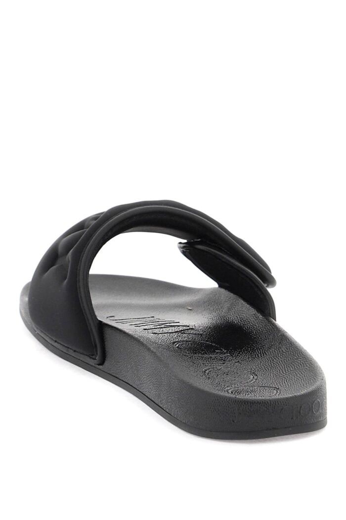 JIMMY CHOO Slides With Logo