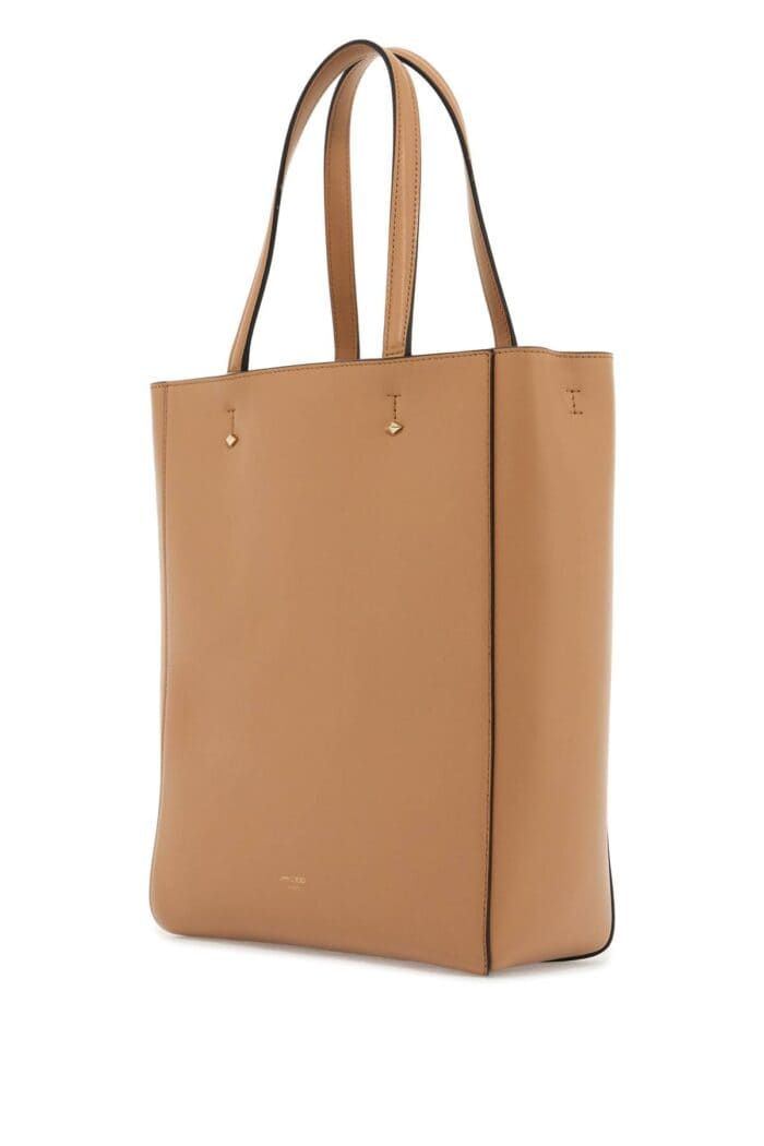 JIMMY CHOO Smooth Leather Lenny N/s Tote Bag.