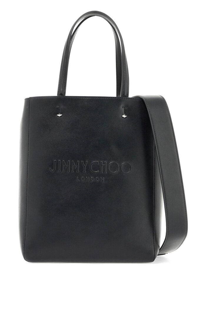 JIMMY CHOO Smooth Leather Lenny N/s Tote Bag.