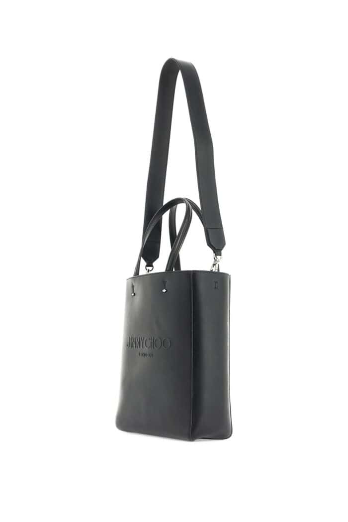 JIMMY CHOO Smooth Leather Lenny N/s Tote Bag.