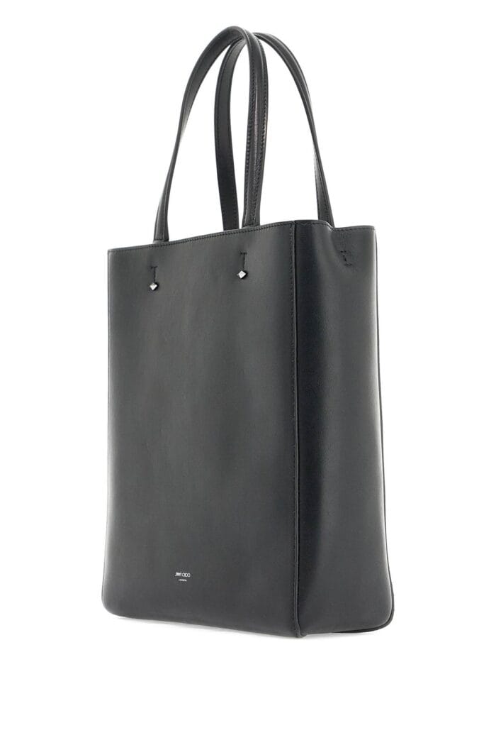 JIMMY CHOO Smooth Leather Lenny N/s Tote Bag.