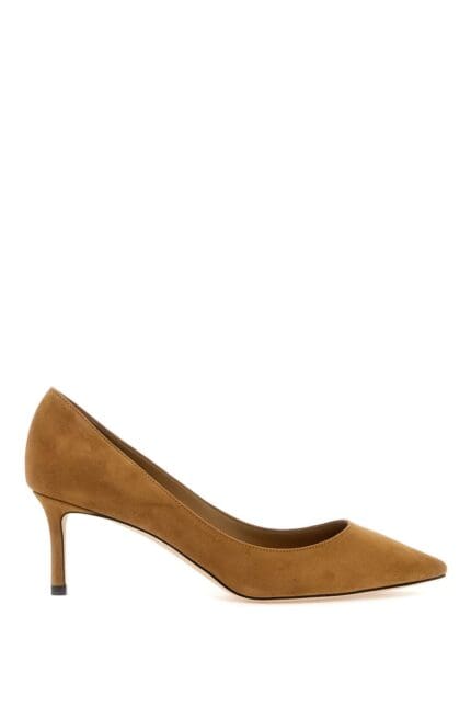 JIMMY CHOO Suede Romy 60 Pumps