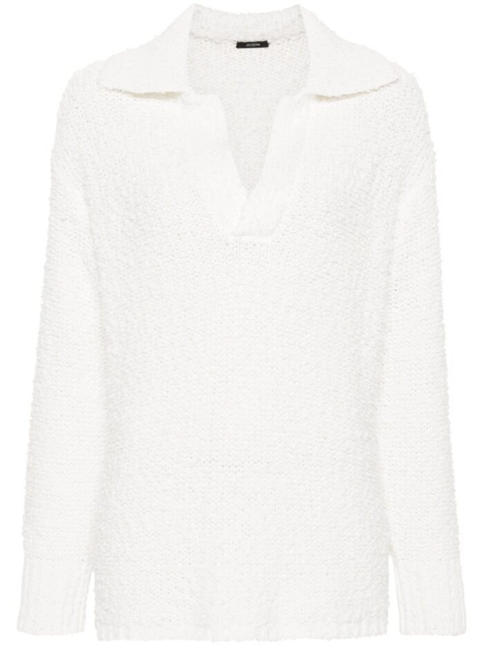 JOSEPH Polo Textured Knit