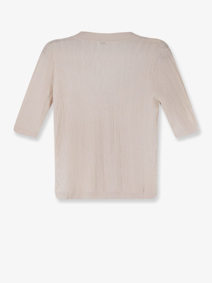 JOSEPH Silk And Cotton Cardigan With Crinkled Effect