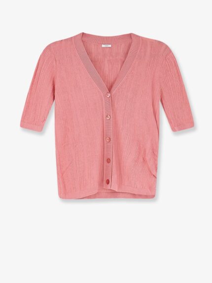 JOSEPH Silk And Cotton Cardigan With Crinkled Effect