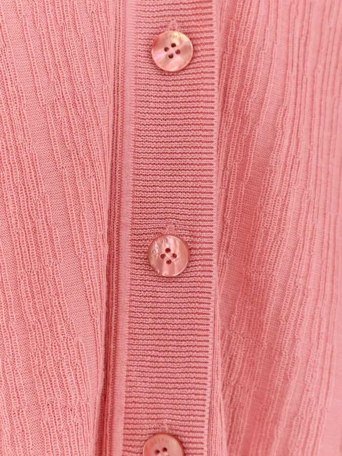 JOSEPH Silk And Cotton Cardigan With Crinkled Effect