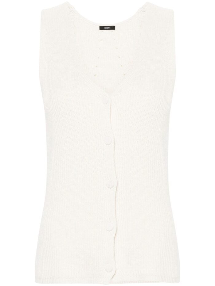 JOSEPH Vest Linen Blend