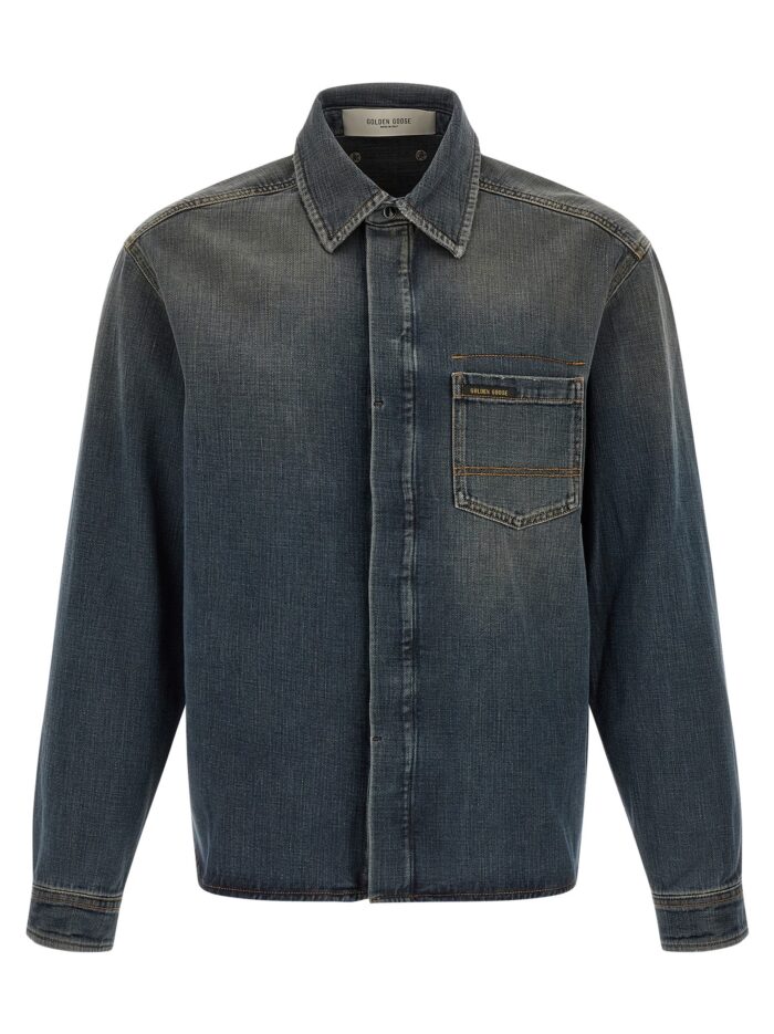 golden goose deluxe brand 'journey roger' denim shirt Golden Goose Deluxe Brand 'Journey Roger' Denim Shirt