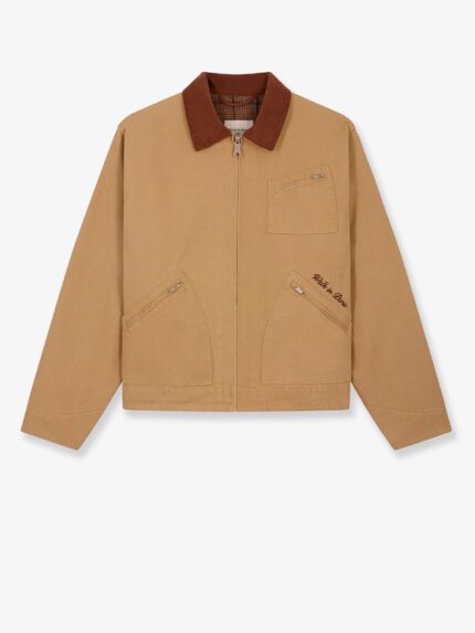 WALK IN PARIS Journeyman Canvas Jacket With Contrasting Embroidered Logo