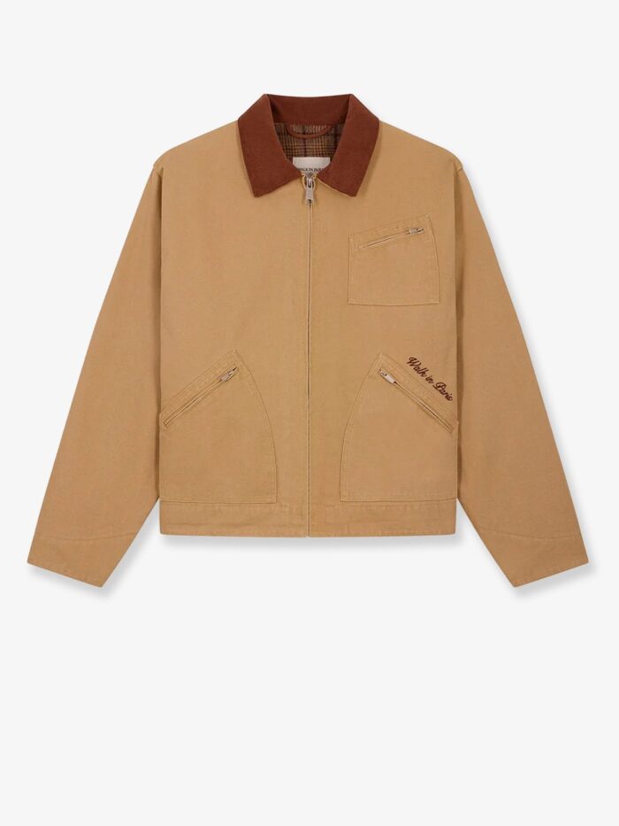 WALK IN PARIS Journeyman Canvas Jacket With Contrasting Embroidered Logo