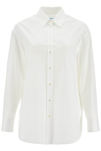 "joyroad By Lucy Hale X Weekend Max Mara Oversized Twill Shirt