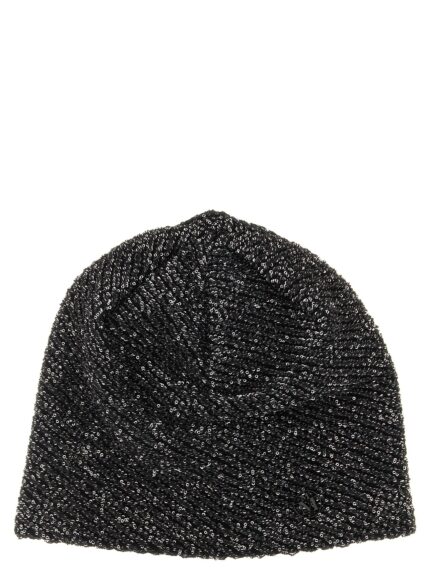 MAISON MICHEL 'Jude' Beanie With Micro Sequins