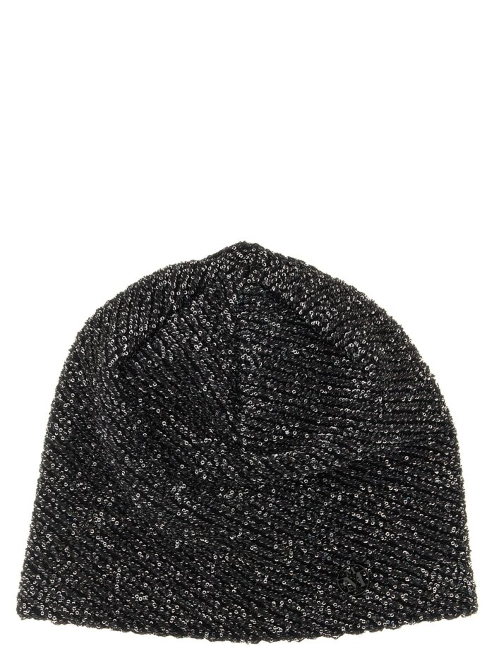 MAISON MICHEL 'Jude' Beanie With Micro Sequins