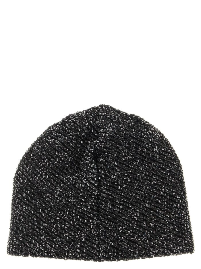 MAISON MICHEL 'Jude' Beanie With Micro Sequins